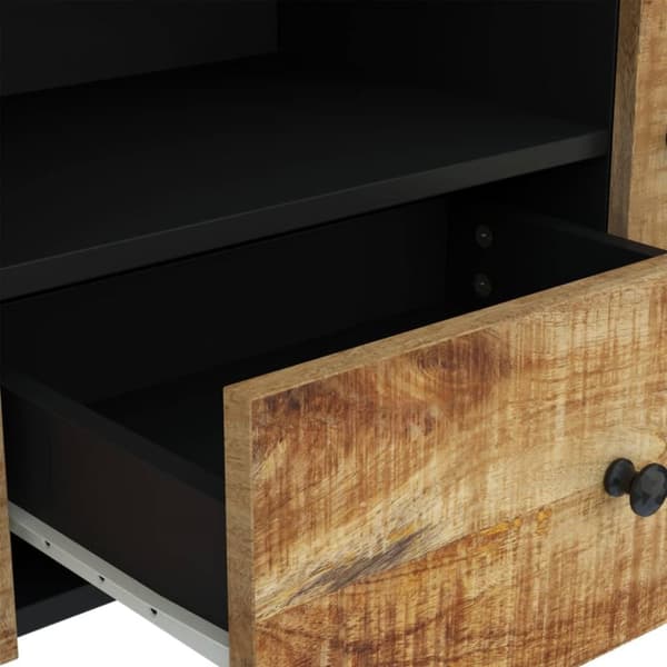 TV-bänkar - Living TV-skåp 105x33,5x46 cm massivt mangoträ och konstruerat trä