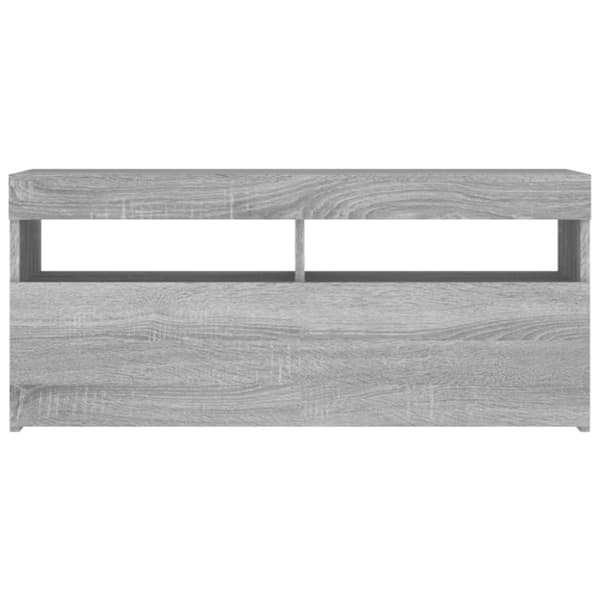 TV-tasot - Living TV-taso LED-valoilla harmaa Sonoma 90x35x40 cm