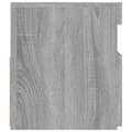 Pikkukuva 10 / 11: TV-tasot - Living TV-taso LED-valoilla harmaa Sonoma 90x35x40 cm