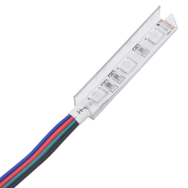 TV-møbler - Living tv-bord med LED-lys 90x39x30 cm sort