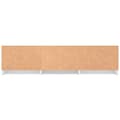 Miniatyrbillede 7 af 8: TV-møbler - Living tv-bord 140x40x35,5 cm konstrueret træ hvid højglans