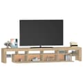 Miniatyrbild 7 av 11: TV-bänkar - Living Tv-bänk med LED-belysning sonoma ek 230x36,5x40 cm