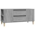 Miniatyrbillede 3 af 11: TV-møbler - Living tv-bord 102x44,5x50 cm konstrueret træ grå sonoma-eg