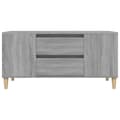 Miniatyrbillede 8 af 11: TV-møbler - Living tv-bord 102x44,5x50 cm konstrueret træ grå sonoma-eg