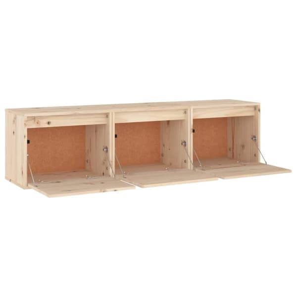 TV-bänkar - Living Tv-bänk 3 st massiv furu