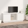 Miniatyrbild 2 av 10: TV-bänkar - Living Tv-bänk vit 110,5x35x44 cm massiv furu