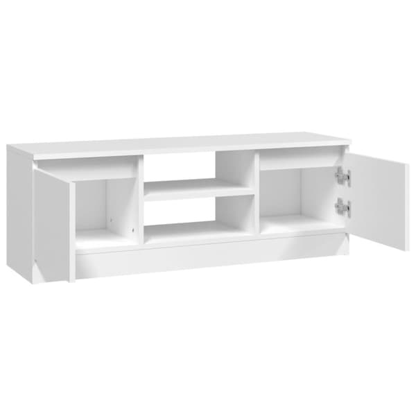 TV-møbler - Living tv-bord med låge 102x30x36 cm hvid