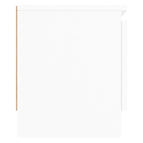 TV-møbler - Living tv-bord med låge 102x30x36 cm hvid