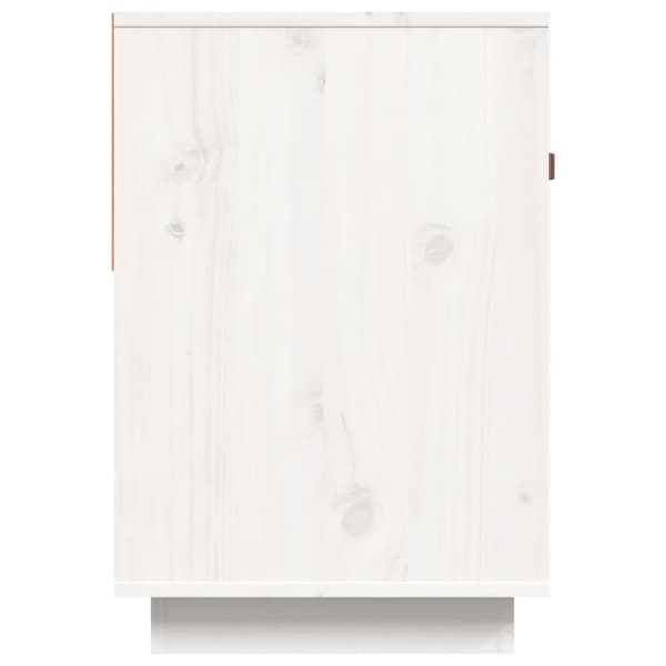 TV-bänkar - Living Tv-bänk vit 90x40x60 cm massiv furu