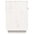Miniatyrbild 8 av 11: TV-bänkar - Living Tv-bänk vit 90x40x60 cm massiv furu