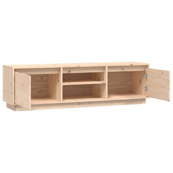 TV-møbler - Living tv-bord 140x35x40 cm massivt fyrretræ