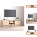 Miniatyrbillede 1 af 11: TV-møbler - Living tv-bord 140x35x40 cm massivt fyrretræ