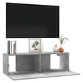 Miniatyrbild 5 av 10: TV-bänkar - Living TV-bänk betonggrå 100x30x30 cm konstruerat trä