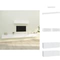 Miniatyrbild 1 av 10: TV-bänkar - Living Tv-skåp 6 delar vit konstruerat trä