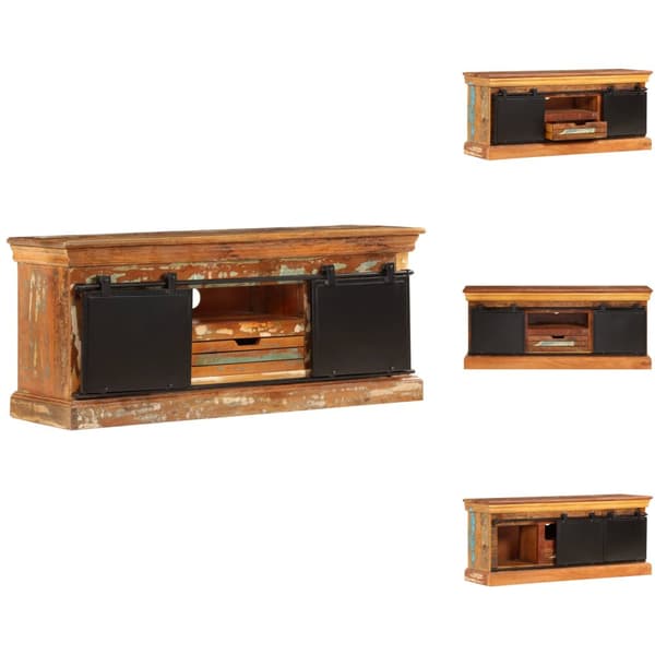 TV-tasot - Living TV-taso 110x30x45 cm kierrätetty puu