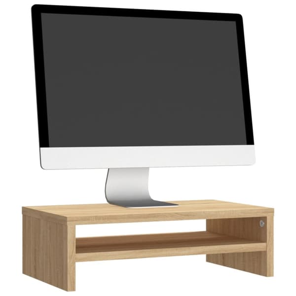 TV-tasot - Living Näyttökoroke Sonoma tammi 42x24x13 cm tekninen puu