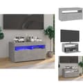 Miniatyrbild 1 av 11: TV-bänkar - Living Tv-bänk med LED-belysning betonggrå 75x35x40 cm