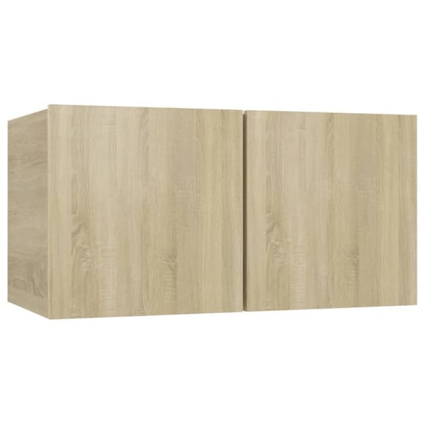 TV-møbler - Living væghængte tv-skabe 2 stk. 60x30x30 cm sonoma-eg