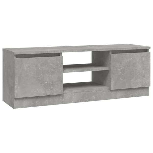 TV-møbler - Living tv-bord med låge 102x30x36 cm betongrå