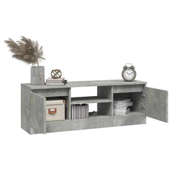 TV-møbler - Living tv-bord med låge 102x30x36 cm betongrå