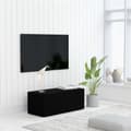 Miniatyrbillede 2 af 9: TV-møbler - Living tv-skab 80x34x30 cm spånplade sort