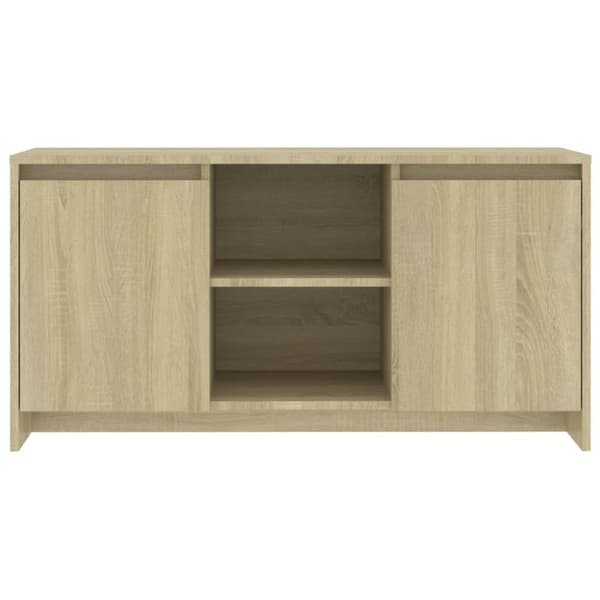 TV-bänkar - Living TV-bänk sonoma-ek 102x37,5x52,5 cm spånskiva