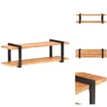 Miniatyrbillede 1 af 11: TV-møbler - Living tv-skab 130x40x40 cm massivt akacietræ