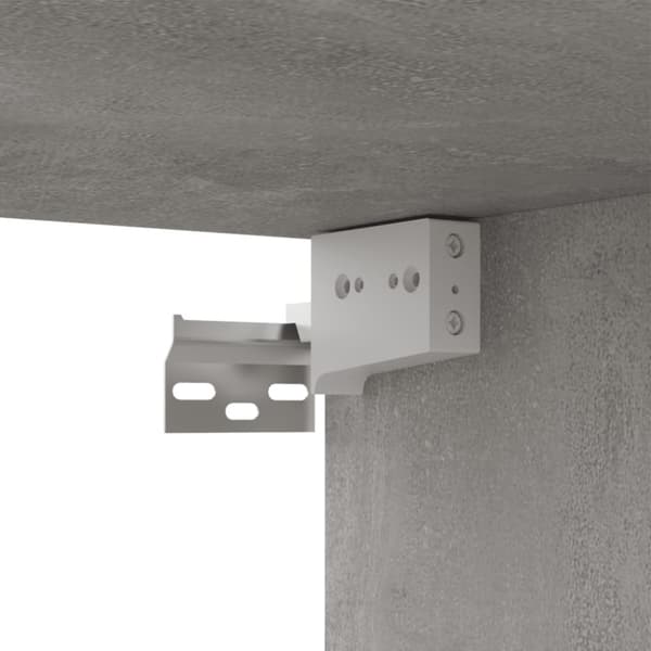TV-møbler - Living tv-bord 80x30x30 cm konstrueret træ betongrå