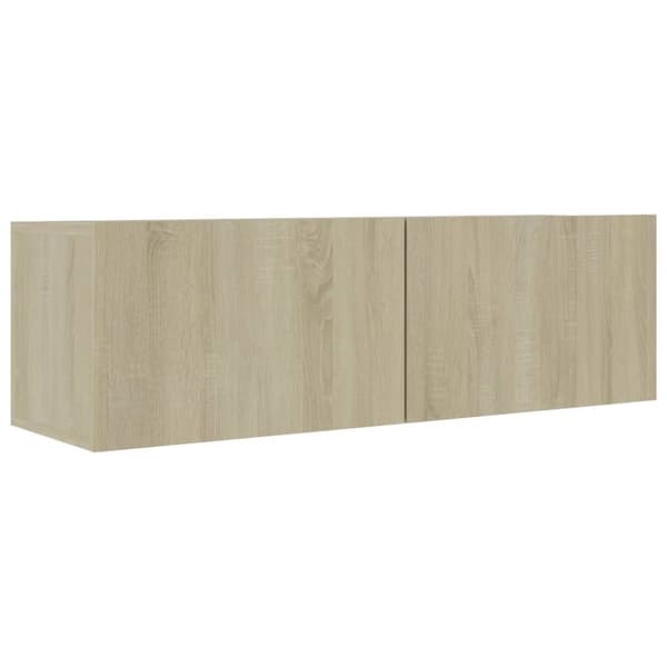 TV-tasot - Living TV-tasot 4 kpl Sonoma-tammi 100x30x30 cm tekninen puu