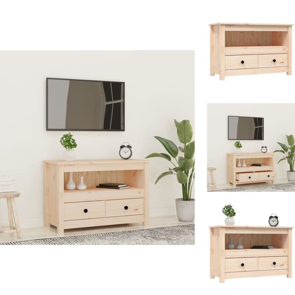 TV-tasot - Living TV-kaappi 79x35x52 cm täysi mänty
