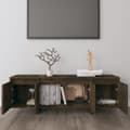 Miniatyrbild 4 av 10: TV-bänkar - Living Tv-bänk rökfärgad ek 120x30x40,5 cm konstruerat trä