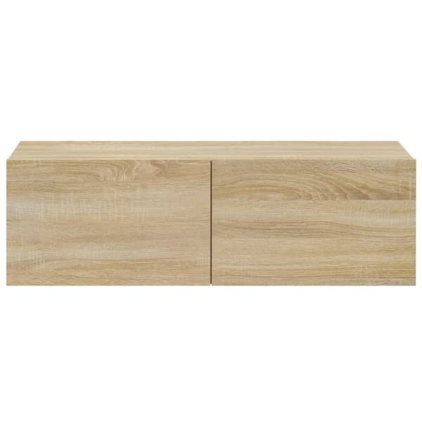 TV-bänkar - Living Väggmonterade tv-bänkar 2 st 100x30x30 cm konstruerat trä
