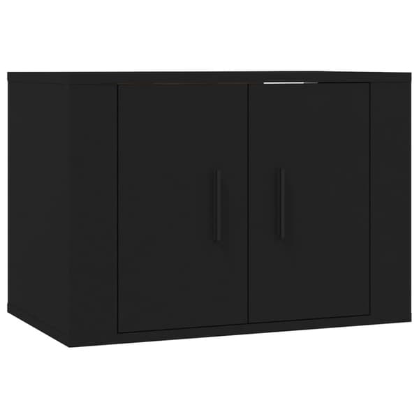 TV-bänkar - Living Väggmonterade tv-skåp 3 st svart 57x34,5x40 cm