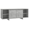 Pikkukuva 3 / 9: TV-tasot - Living TV-taso betoninharmaa 130x35x50 cm lastulevy