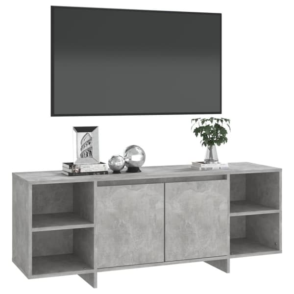 TV-tasot - Living TV-taso betoninharmaa 130x35x50 cm lastulevy