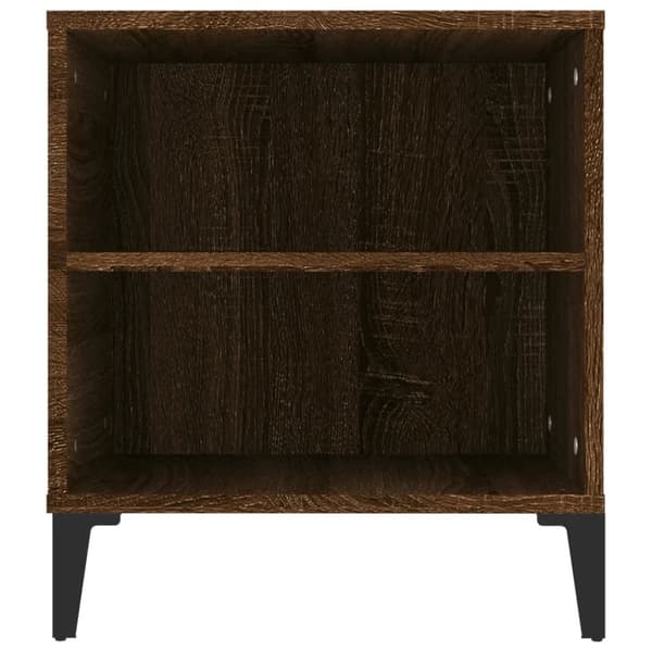 TV-bänkar - Living Tv-bänk brun ek 102x44,5x50 cm konstruerat trä