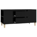 Miniatyrbillede 7 af 11: TV-møbler - Living tv-bord 102x44,5x50 cm konstrueret træ sort