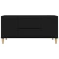 Miniatyrbillede 8 af 11: TV-møbler - Living tv-bord 102x44,5x50 cm konstrueret træ sort
