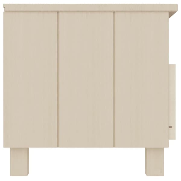 TV-møbler - Living tv-skab HAMAR 106x40x40 cm massivt fyrretræ honningbrun