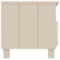 Miniatyrbillede 5 af 10: TV-møbler - Living tv-skab HAMAR 106x40x40 cm massivt fyrretræ honningbrun