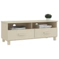 Miniatyrbillede 7 af 10: TV-møbler - Living tv-skab HAMAR 106x40x40 cm massivt fyrretræ honningbrun