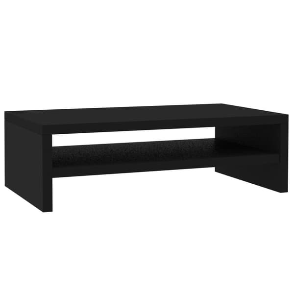TV-møbler - Living skærmstander 42x24x13 cm konstrueret træ sort