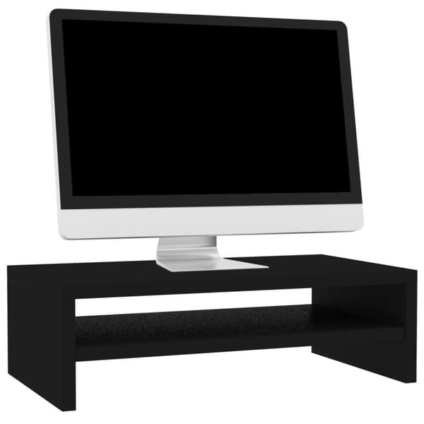 TV-møbler - Living skærmstander 42x24x13 cm konstrueret træ sort
