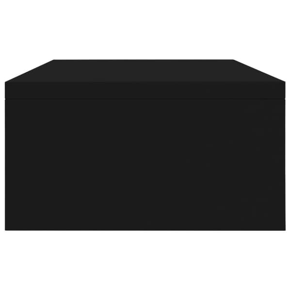 TV-møbler - Living skærmstander 42x24x13 cm konstrueret træ sort