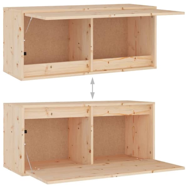 TV-bänkar - Living Tv-bänk 4 st massiv furu