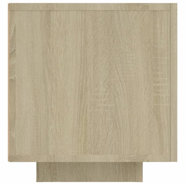 TV-bänkar - Living TV-bänk med LED-belysning sonoma-ek 160x35x40 cm