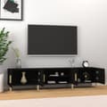 Pikkukuva 4 / 11: TV-tasot - Living TV-taso musta 180x31,5x40 cm tekninen puu