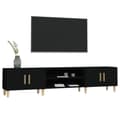 Pikkukuva 5 / 11: TV-tasot - Living TV-taso musta 180x31,5x40 cm tekninen puu