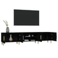 Pikkukuva 6 / 11: TV-tasot - Living TV-taso musta 180x31,5x40 cm tekninen puu