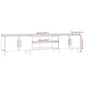 Pikkukuva 11 / 11: TV-tasot - Living TV-taso musta 180x31,5x40 cm tekninen puu